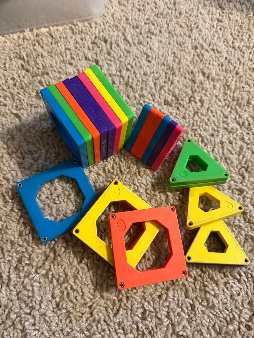 Magnetic Play Tiles Building Set 23 pieces